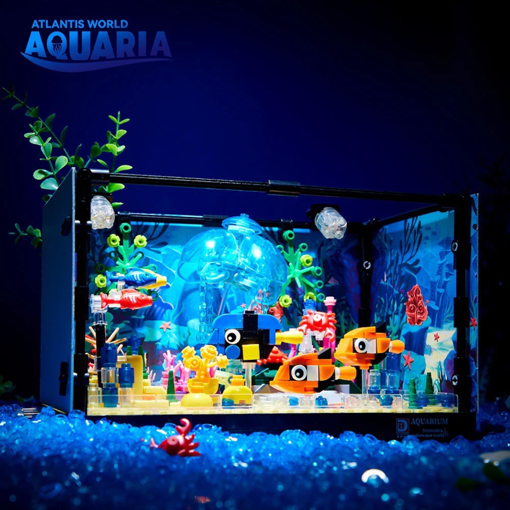 Aquarium Marine - 아이디어 시리즈 수족관 해양 동물 조립
