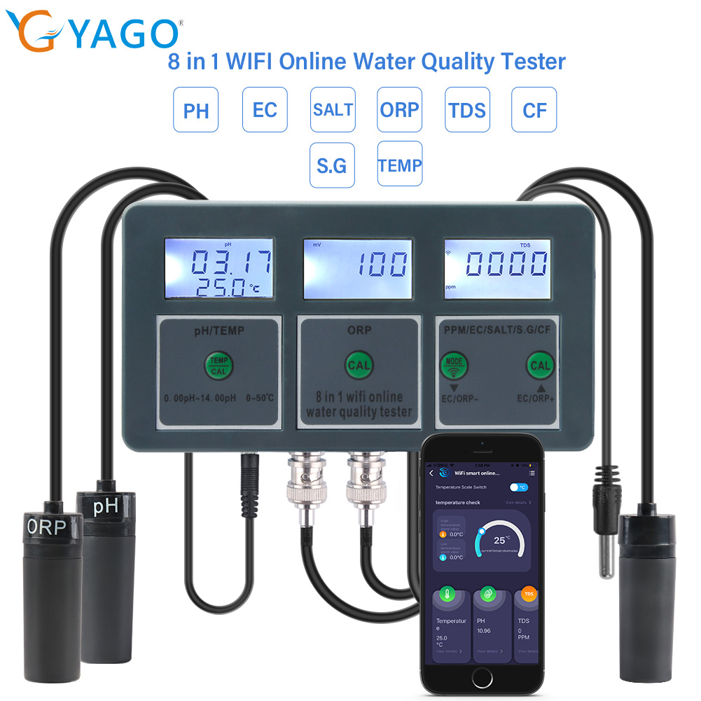 Marine Aquarium Par Meter - YAGO 8 in 1 WiFi 수족관