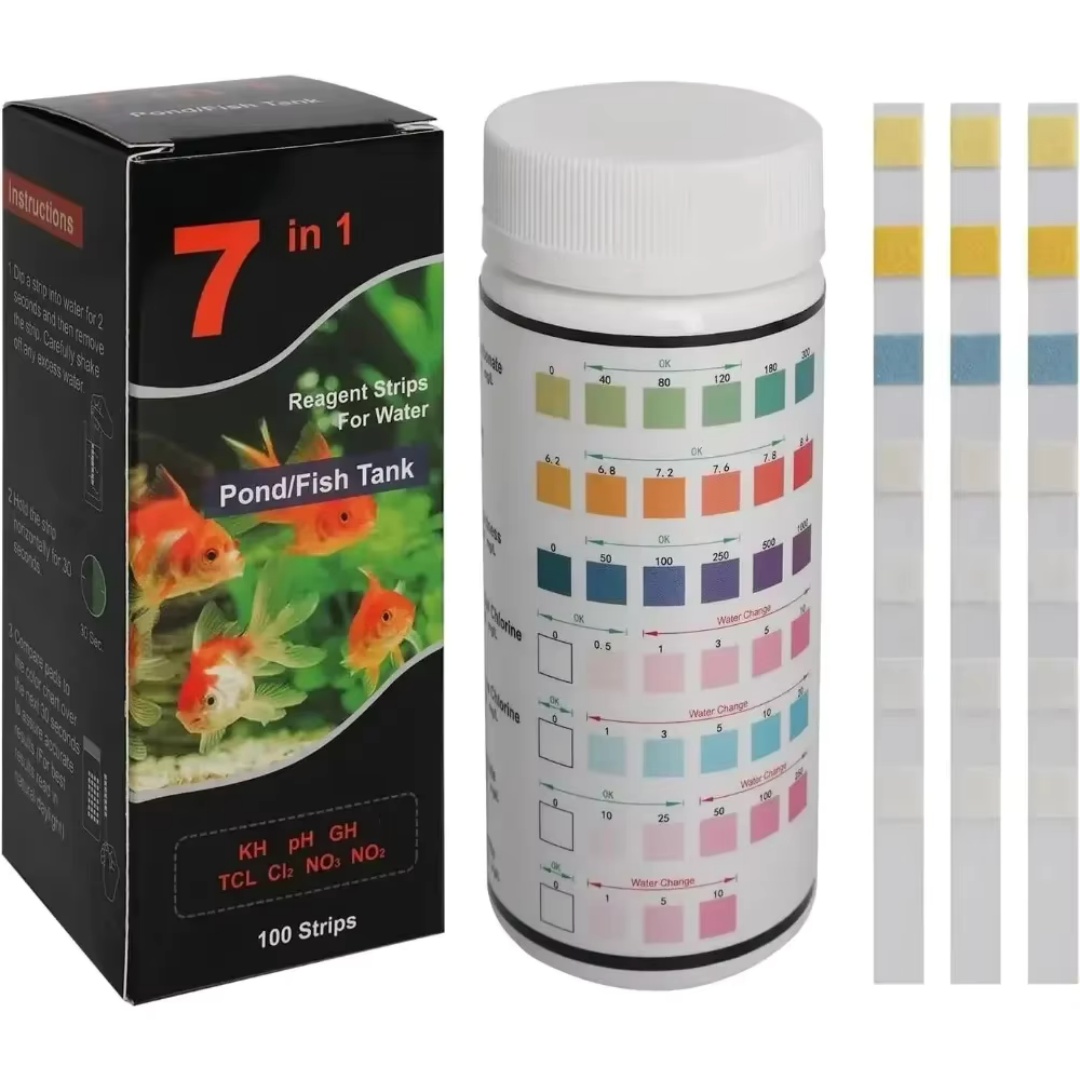 Marine Test Kit - 7-in-1 수족관 담수 pH 테스트 스트립