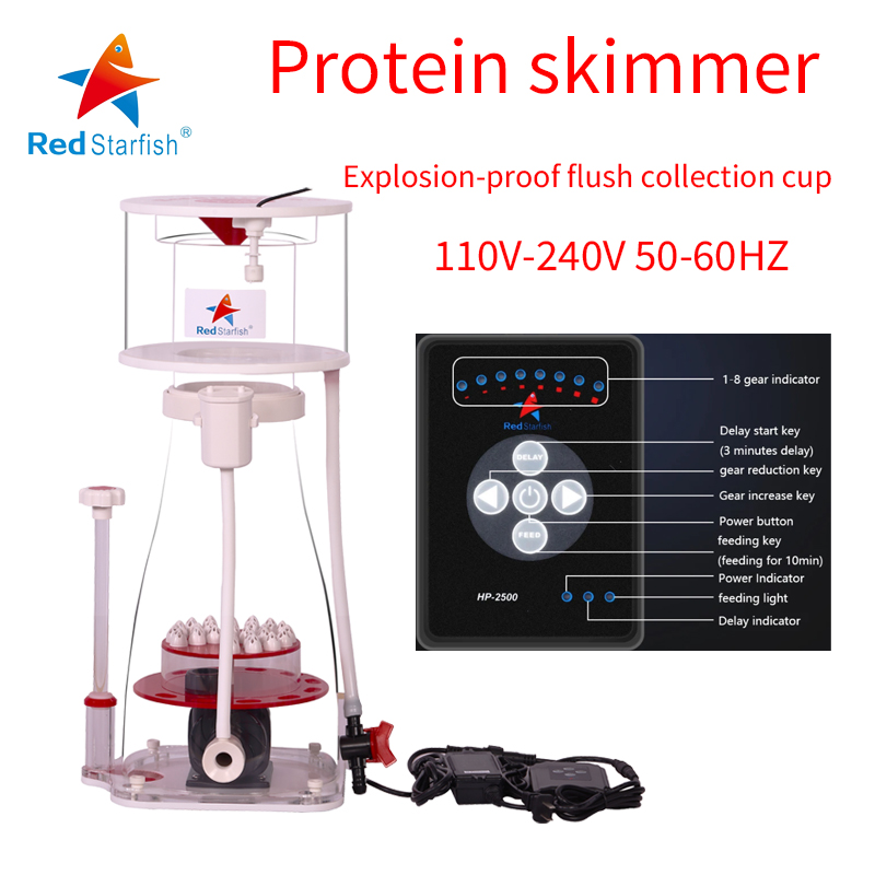 Marine Aquarium With Sump - 110-240V 붉은 불가사리 수족관 내부 단백질
