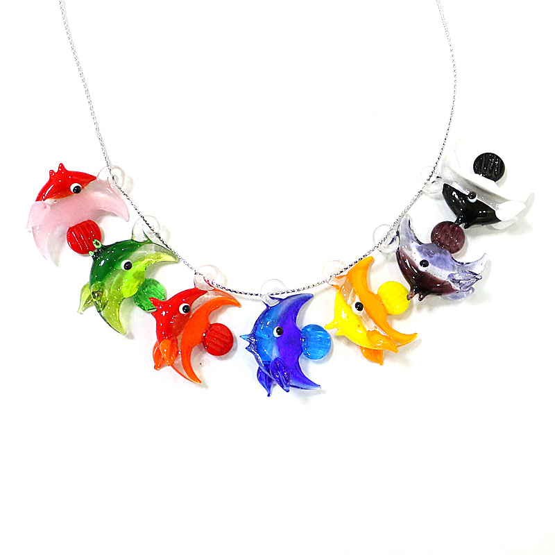 Marine Aquarium Decorations - 2 팩 소형 해양 동물 입상