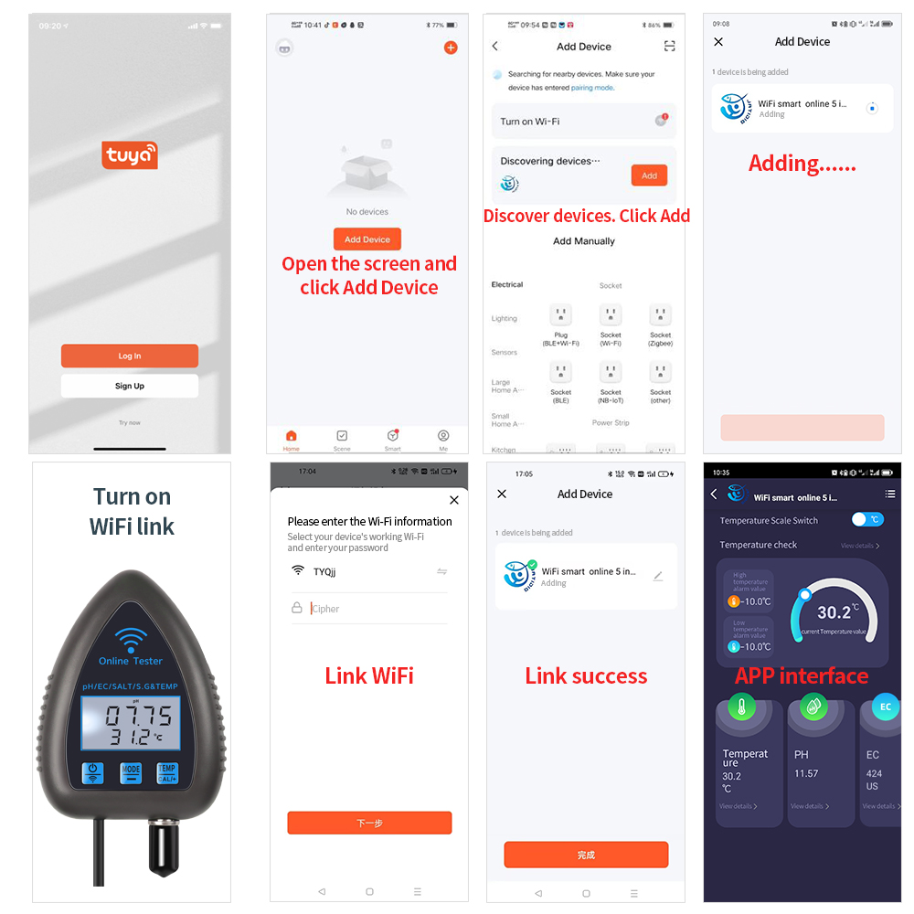 Tuya WiFi 5 in 1 수질 측정기 온라인 테스 - Marine Aquarium Par Meter 리뷰 및 가격