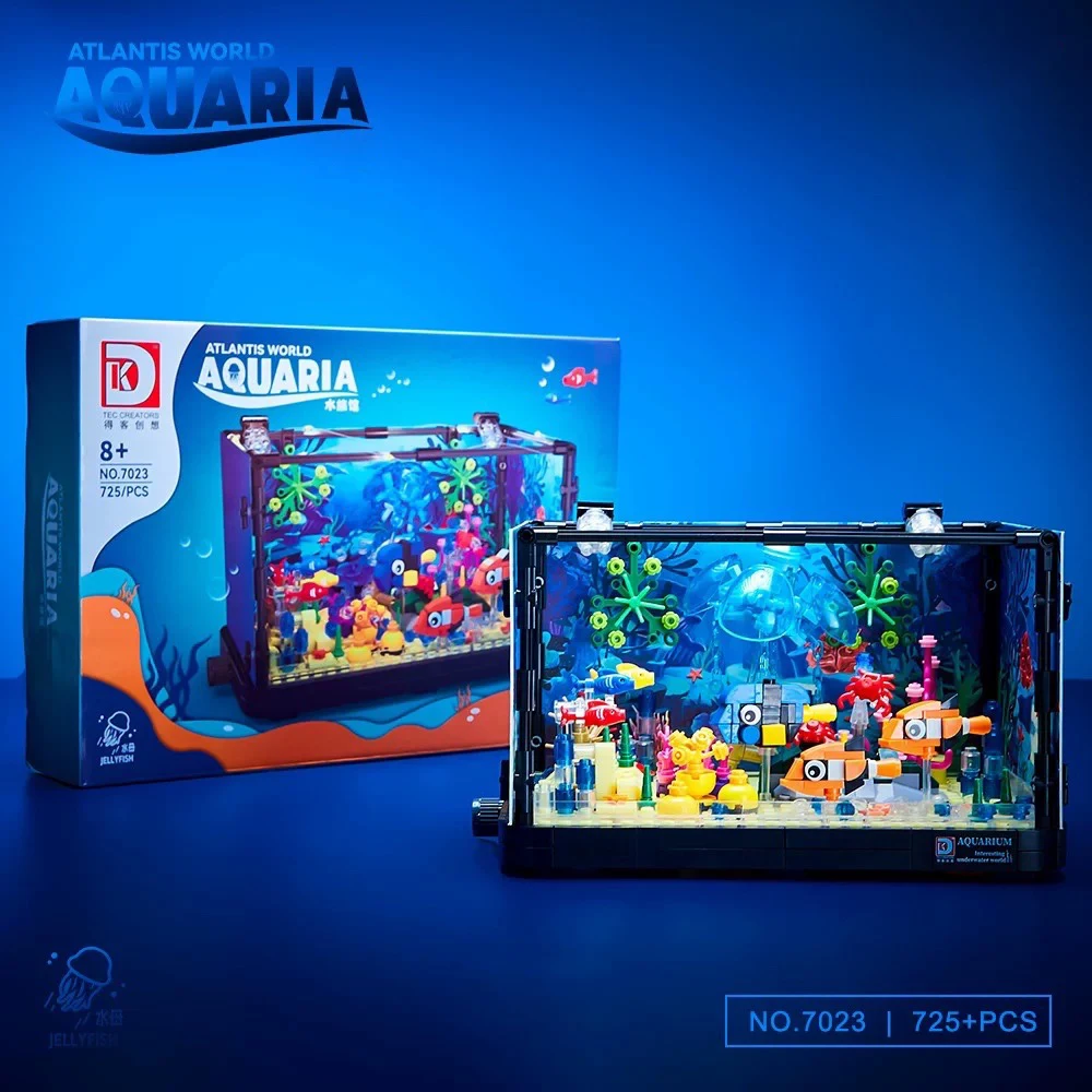 아이디어 시리즈 수족관 해양 동물 조립 블록 창의적 전 - Aquarium Marine 리뷰 및 가격