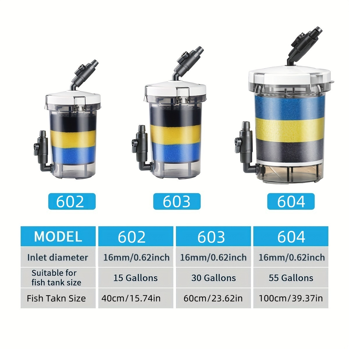 SUNSUN EW-602 EW-603 EW-604 무소 - Aquarium Blue Marine Reef 60 리뷰 및 가격