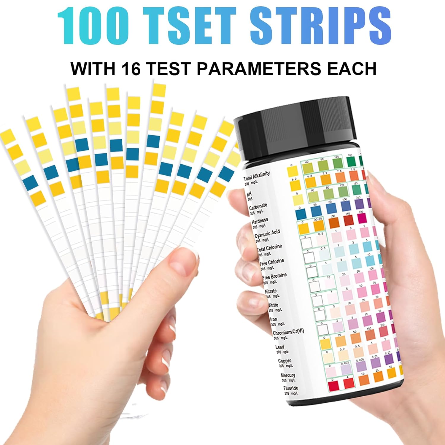 16-in-1 수질 검사 키트 스트립, 100개입, 가 - Marine Test Kit 리뷰 및 가격
