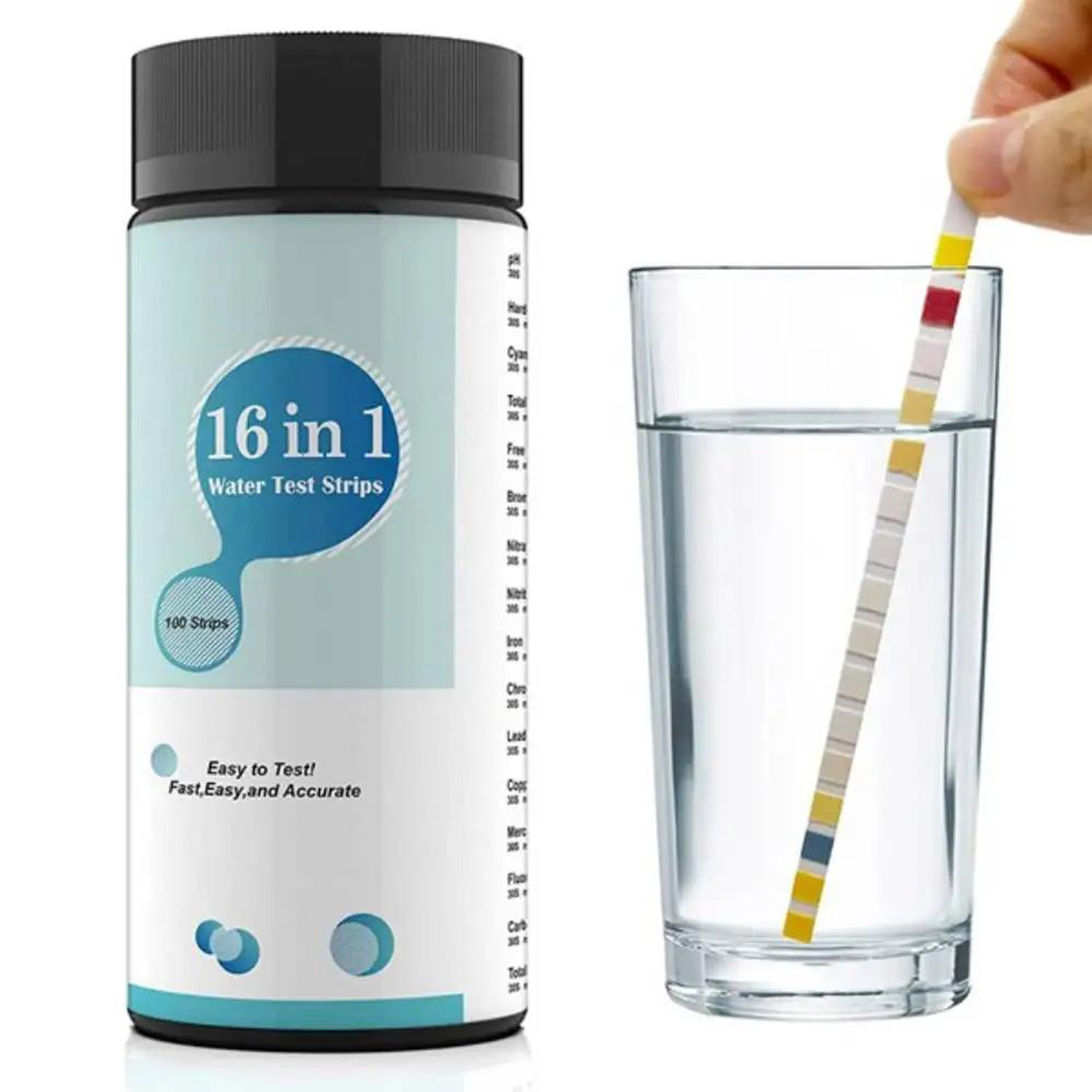 16-in-1 수질 검사 키트 스트립, 100개입, 가 - Marine Test Kit 리뷰 및 가격