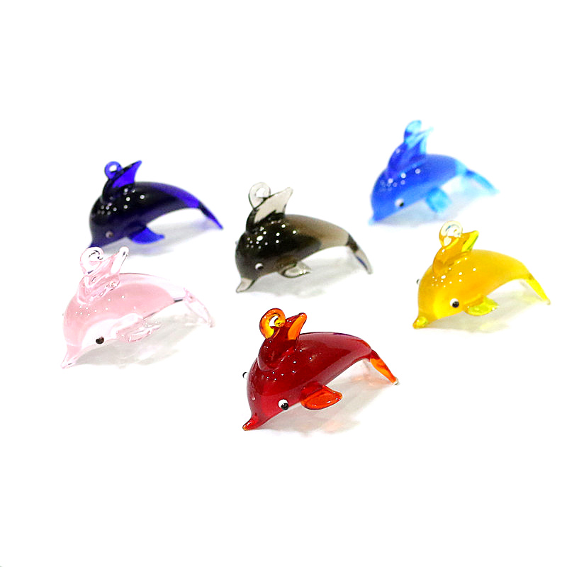 귀여운 돌고래 매력 유리 펜던트 소형 해양 동물 장식  - Marine Aquarium Orp 리뷰 및 가격
