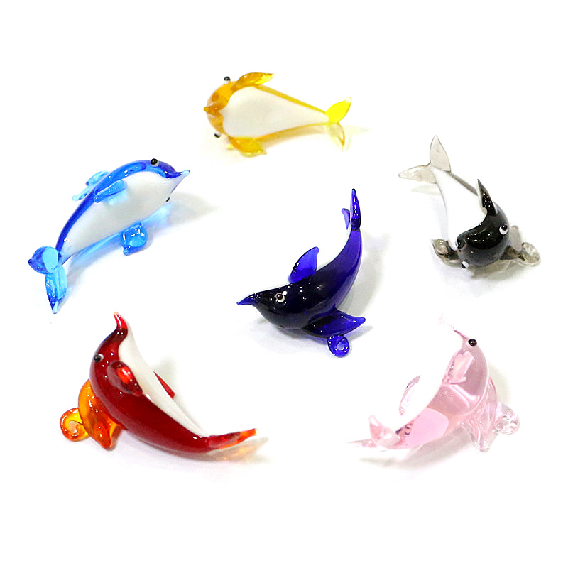 귀여운 돌고래 매력 유리 펜던트 소형 해양 동물 장식  - Marine Aquarium Orp 리뷰 및 가격