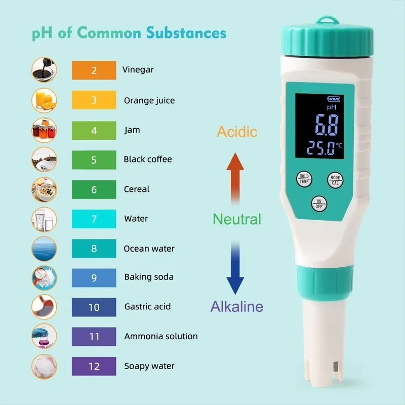 7 in 1 디지털 수질 측정기 pH TDS EC OR - Marine Aquarium Orp 리뷰 및 가격