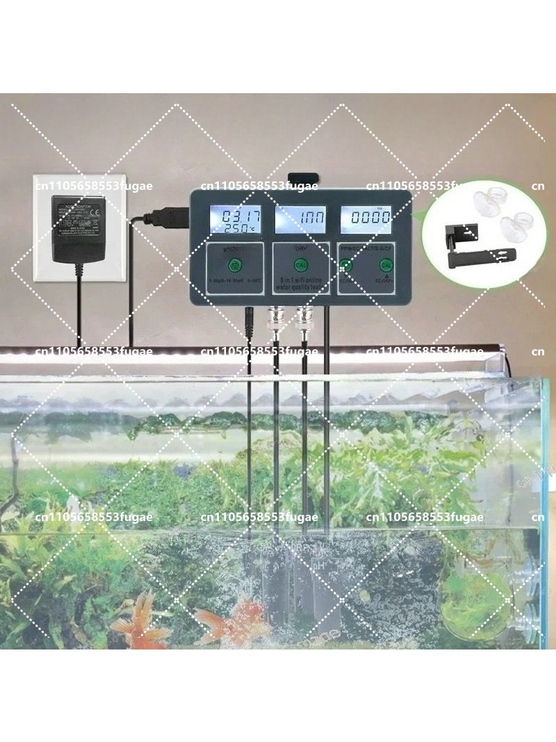 해양 수족관 수질 측정기, WiFi 8-in-1 PH/ - Marine Aquarium Orp 리뷰 및 가격