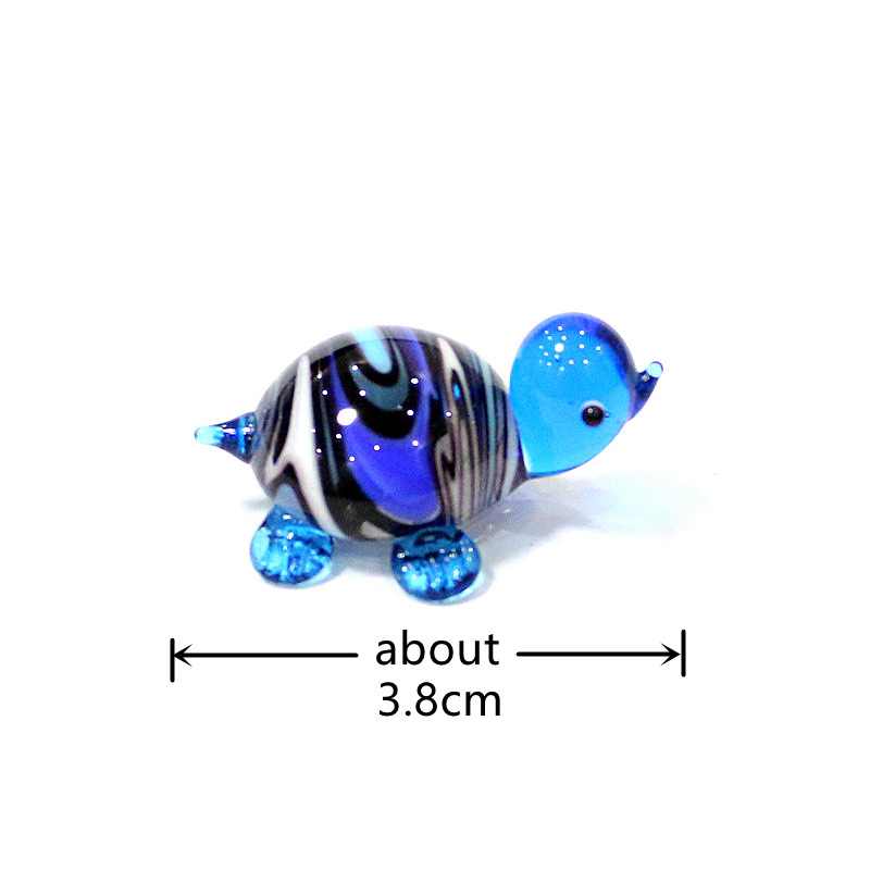 무라노 유리 해양 동물 미니 입상 귀여운 거북이, 바다 - Marine Aquarium Orp 리뷰 및 가격