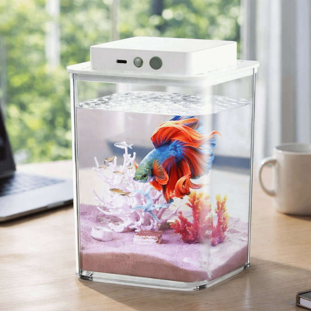 투명 베타 물고기 어항 지능형 감지 LED 조명 어류  - Marine Aquarium With Sump 리뷰 및 가격