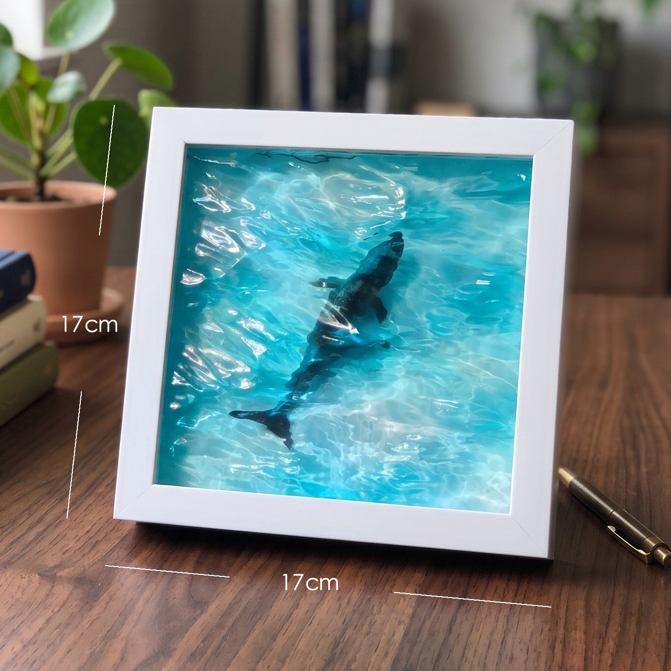 3D 웨이브 레진 고래 조각상 데스크탑 장식품 홈 데코 - Marine Aquarium Decorations 리뷰 및 가격