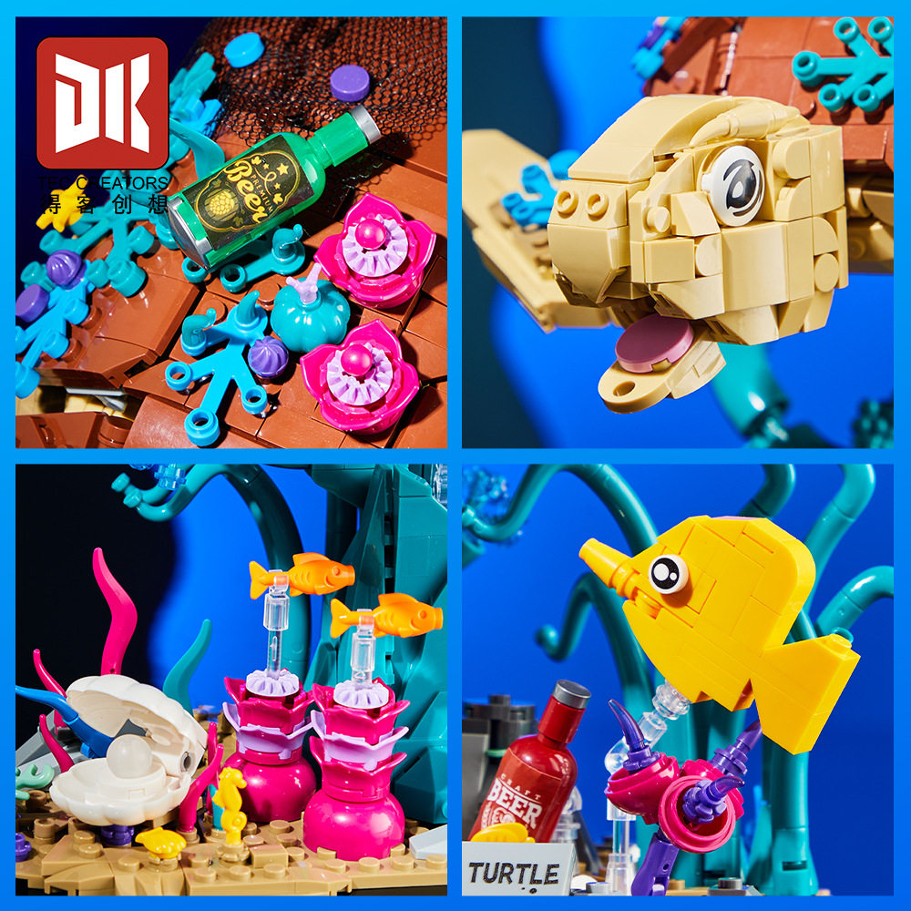 1271PCS 바다거북 빌딩 블록 세트 – 해양 생물  - Marine Aquarium Orp 리뷰 및 가격