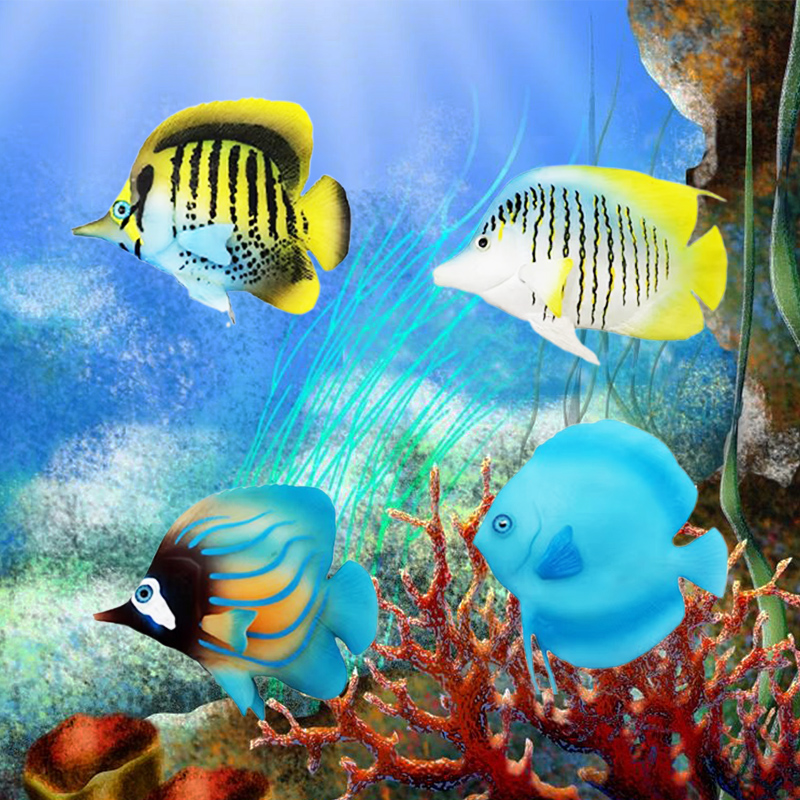 시뮬레이션 실리콘 발광 플라스틱 해양 열대어 수족관 아 - Marine Aquarium Orp 리뷰 및 가격