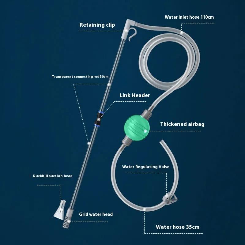 수족관 자갈 청소기 사이폰 진공 물 교환 펌프 물 파이 - Marine Aquarium With Sump 리뷰 및 가격