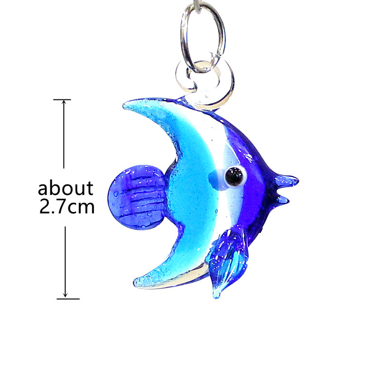 2 팩 소형 해양 동물 입상 펜던트 귀여운 유리 해양  - Marine Aquarium Decorations 리뷰 및 가격