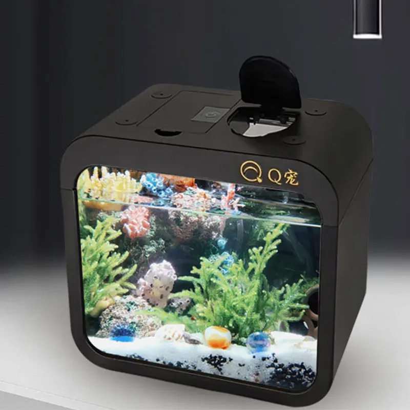데스크탑 투명 아크릴 물고기 탱크 플라스틱 작은 금붕어 - Marine Aquarium With Sump 리뷰 및 가격